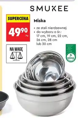 Biedronka Miska ze stali nierdzewnej SMUKEE śr. 17cm oferta
