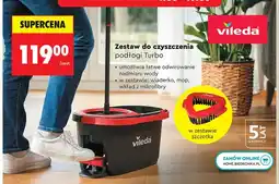 Biedronka Zestaw do czyszczenia podłogi Turbo Vileda oferta