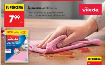 Biedronka Ściereczka Vileda Actifibre Soft oferta