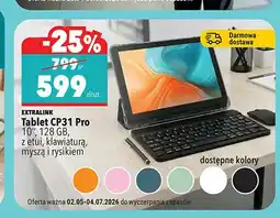 Biedronka Tablet CP31 Pro 10'' 128GB z etui klawiaturą myszą i rysikiem EXTRALINK oferta