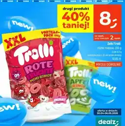 Dealz Żelki Trolli XXL Rote Früchte Mini-Ringe oferta