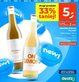 Dealz Lemoniada owocowa On Lemon Gruszka oferta
