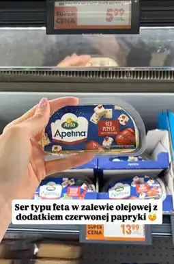 Biedronka Ser feta w zalewie z czerwoną papryką oferta