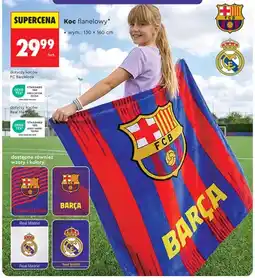 Biedronka Koc flanelowy 130x160cm oferta
