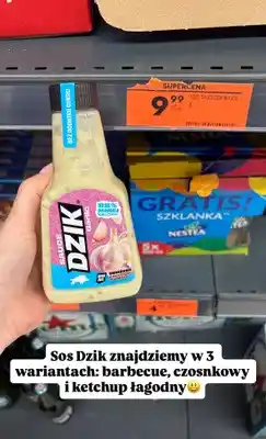 Biedronka Sos: czosnkowy, barbecue, ketchup łagodny oferta