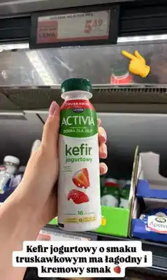 Biedronka Kefir jogurtowy truskawkowy oferta