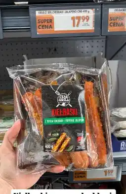 Biedronka Kiełbaski Czas na Grill z serem cheddar i papryką jalapeno oferta