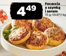 Netto Focaccia z szynką i serem oferta