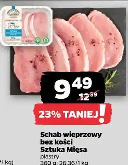 Netto Schab wieprzowy bez kości Sztuka Mięsa oferta