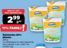 Netto Śmietanka 30% Miletto oferta
