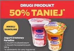 Netto Jogurt kremowy Paradiso z musem truskawkowym z musem brzoskwiniowym oferta