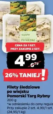 Netto Filety śledziowe po wiejsku Pomorski Targ Rybny oferta