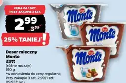 Netto Deser mleczny Monte oferta
