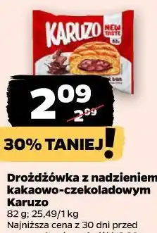 Netto Drożdżówka z nadzieniem kakaowo-czekoladowym Karuzo oferta