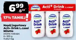 Netto Napój jogurtowy Acti+ Drink L.casei Miletto oferta