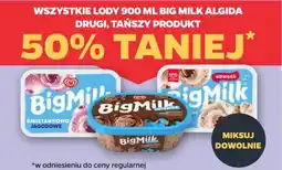 Netto WSZYSTKIE LODY 900 ML BIG MILK ALGIDA DRUGI, TAŃSZY PRODUKT oferta