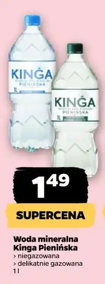 Netto Woda mineralna Kinga Pienińska oferta
