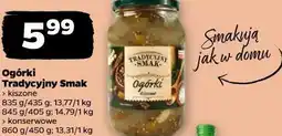 Netto Ogórki Tradycyjny Smak oferta
