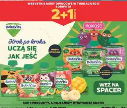Netto Wszystkie musy owocowe w tubkach 80 g Bobovita oferta