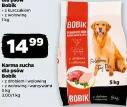 Netto Karma sucha dla psów Bobik z drobiem i wołowiną z wołowiną i warzywami oferta