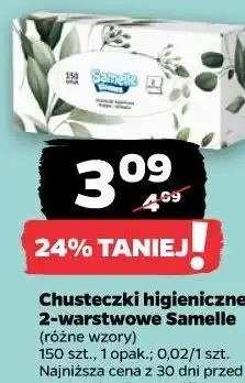 Netto Chusteczki higieniczne 2-warstwowe Samelle oferta