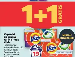 Netto Kapsułki do prania All in 1 Pods Vizir do kolorów alpejska świeżość oferta