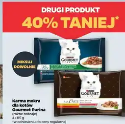 Netto Karma mokra dla kotów Gourmet Purina (różne rodzaje) oferta