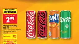 Biedronka Napój gazowany, 330 ml: Coca-Cola, Coca-Cola Zero Cukru, Fanta, Sprite oferta