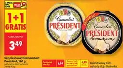 Biedronka Ser pleśniowy Camembert President oferta