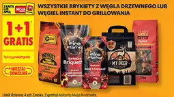 Biedronka WSZYSTKIE BRYKIETY Z WĘGLA DRZEWNEGO LUB WĘGIEL INSTANT DO GRILLOWANIA oferta