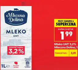 Biedronka Mleko UHT 3,2% Mleczna Dolina oferta