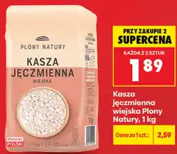 Biedronka Kasza jęczmienna wiejska Plony Natury oferta