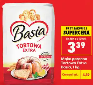 Biedronka Mąka pszenna Tortowa Extra Basia oferta