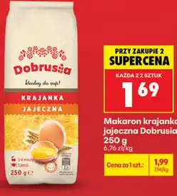 Biedronka Makaron krajanka jajeczna Dobrusia oferta