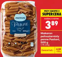Biedronka Makaron pełnoziarnisty penne Pastani oferta