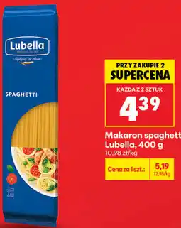 Biedronka Makaron spaghetti Lubella oferta
