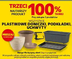 Kaufland Plastikowe doniczki, podkładki, uchwyty oferta