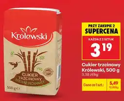 Biedronka Cukier trzcinowy nierafinowany Królewski oferta