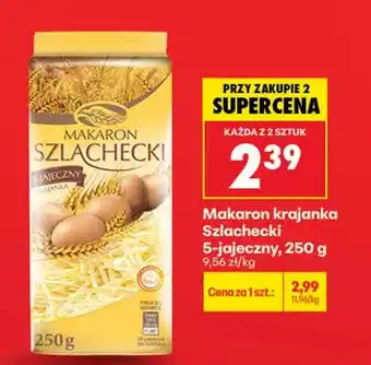 Biedronka Makaron krajanka 5-jajeczny Szlachecki oferta