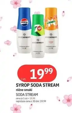 E.Leclerc SYROP SODA STREAM różne smaki oferta
