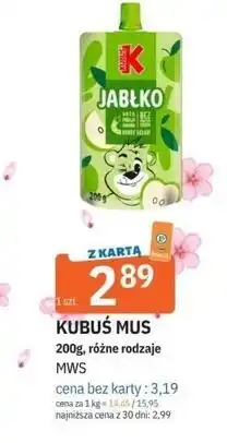 E.Leclerc KUBUŚ MUS 200g, różne rodzaje oferta