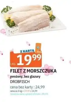 E.Leclerc Filet z morszczuka mrożony, bez glazury DROBFISCH oferta