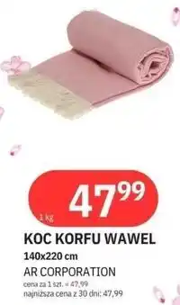 E.Leclerc KOC KORFU WAWEL 140x220 cm AR CORPORATION oferta