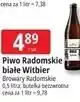 E.Leclerc Piwo Radomskie białe Witbier oferta