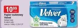 E.Leclerc Papier toaletowy Velvet Velvet Care 8 rolek/4 rolki oferta