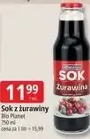 E.Leclerc Sok z żurawiny oferta