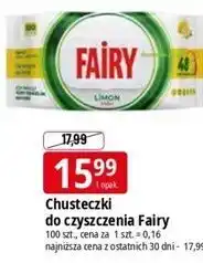 E.Leclerc Chusteczki do czyszczenia Fairy Limon oferta