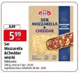 E.Leclerc Ser Mozzarella &Cheddar wiórki Mlekovita oferta