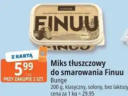 E.Leclerc Miks tłuszczowy do smarowania Finuu Bunge 200 g, klasyczny, solony, bez laktozy oferta