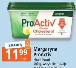E.Leclerc Margaryna ProActiv Flora Food 400 g, wszystkie rodzaje oferta